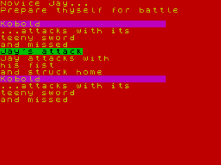 The Dungeon Master screenshot 3 for ZX Spectrum